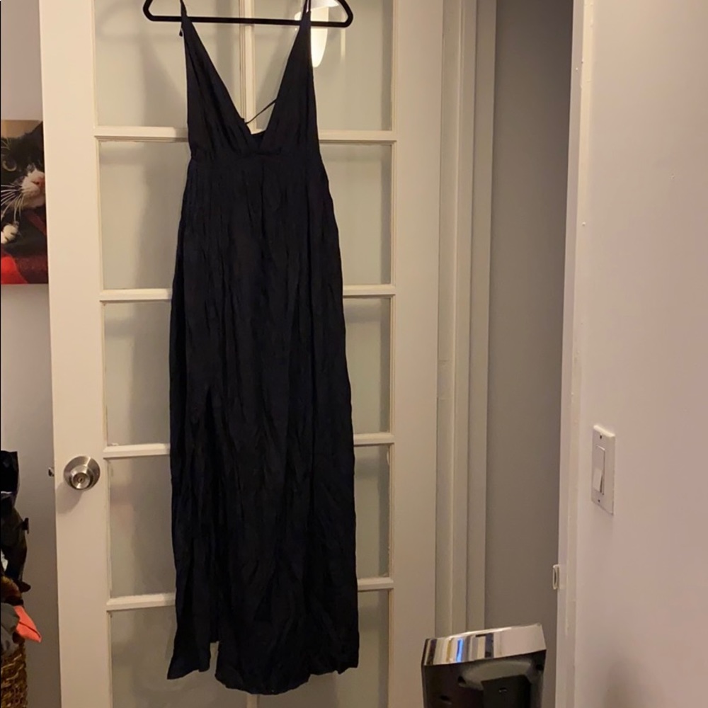 Open bag maxi dress